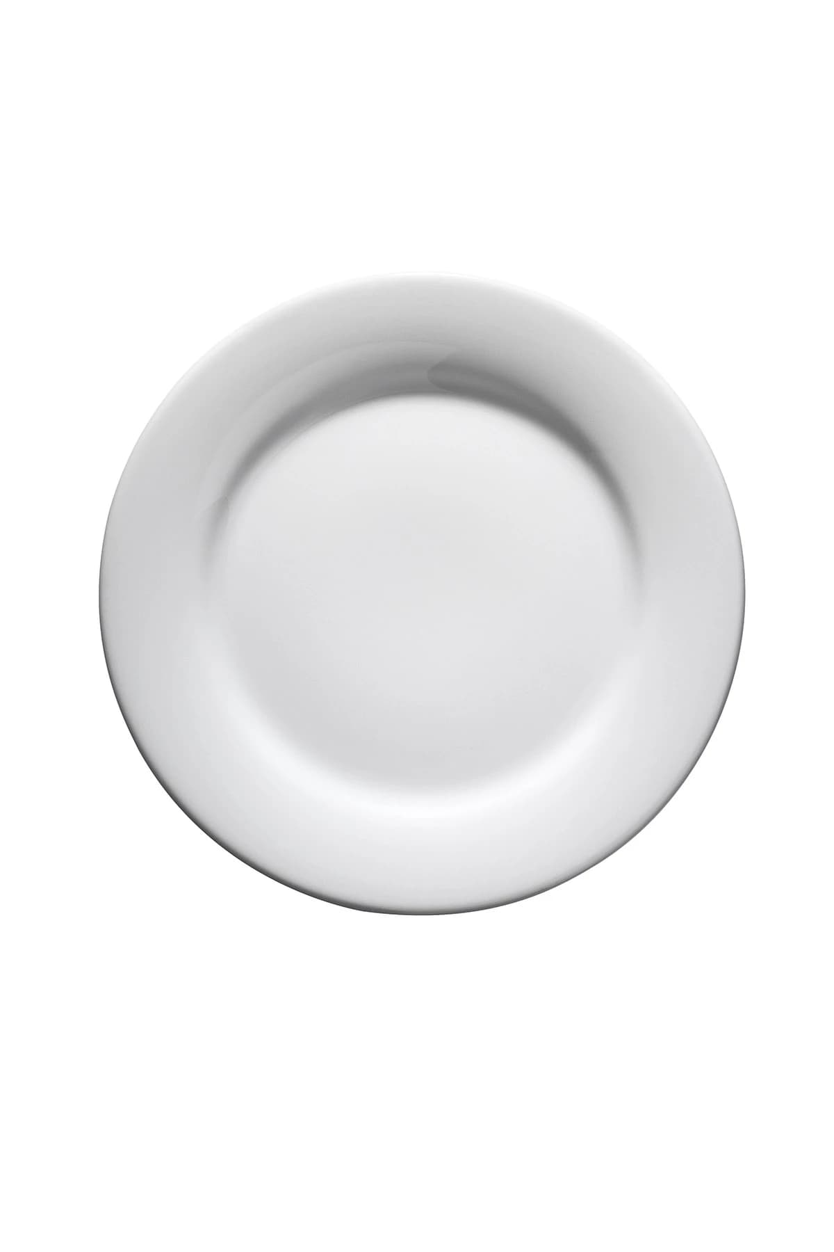 KUTAHYA PORCELAIN ANTALYA HOTEL 18 CM.FLAT PLATE WITHOUT DECORATION