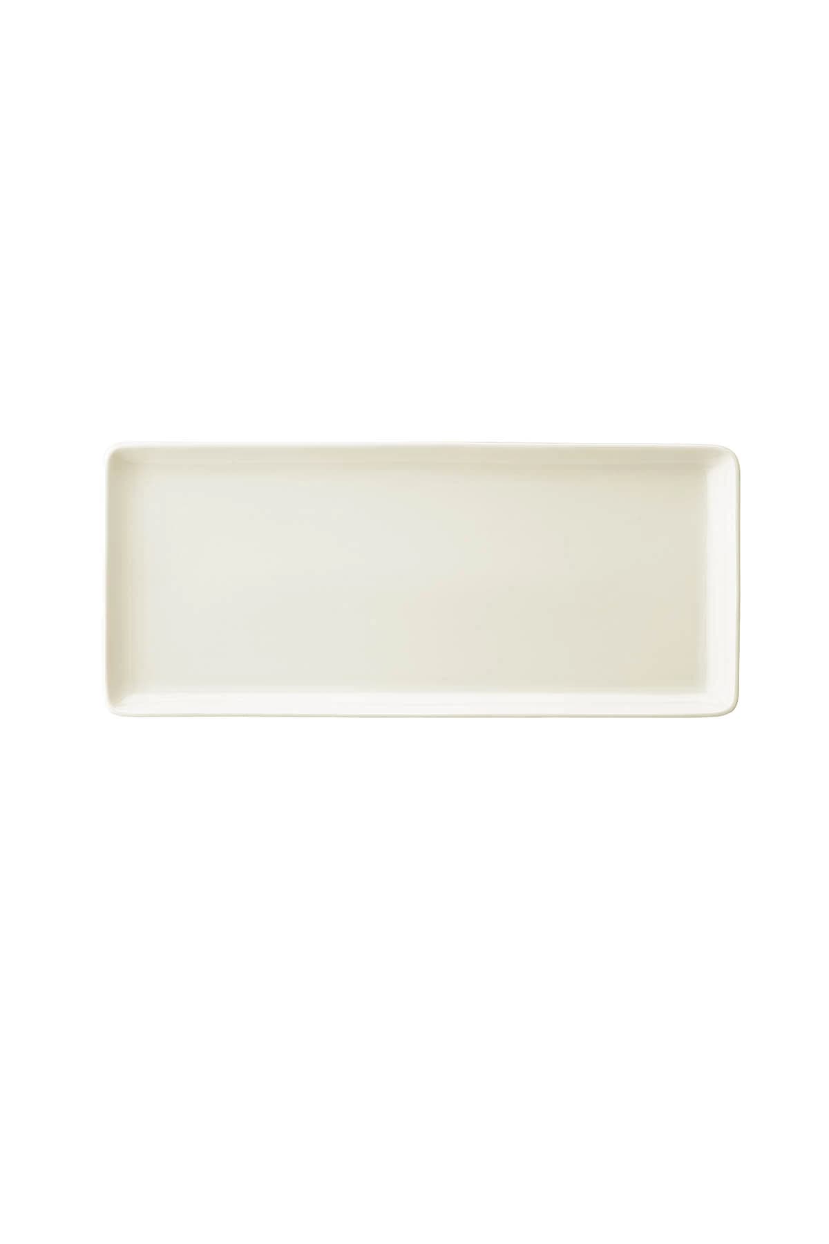 Kütahya Porcelain Bone Tan 35x15cm. Flat Plate