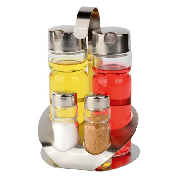 Quadruple Oil and Vinegar Bottle Set