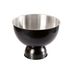 Biradli Steel Punch Bowl - Black (28cm)