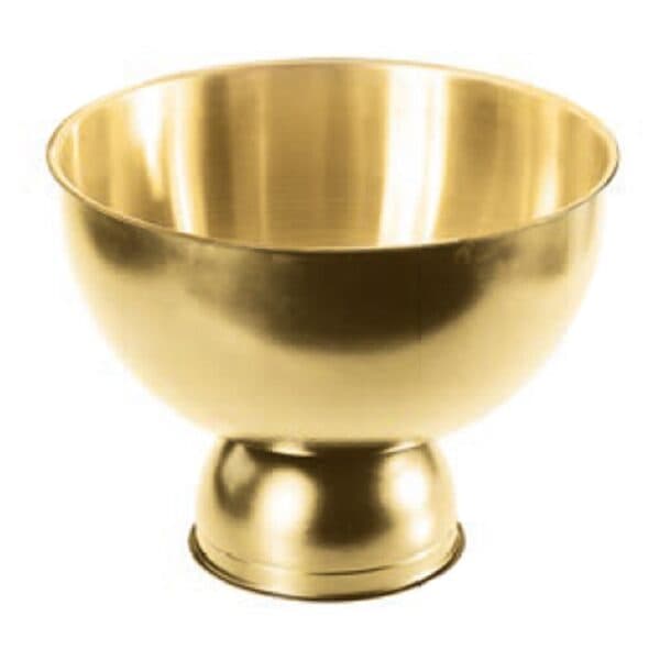 Biradli Steel Punch Bowl - Gold (28cm)