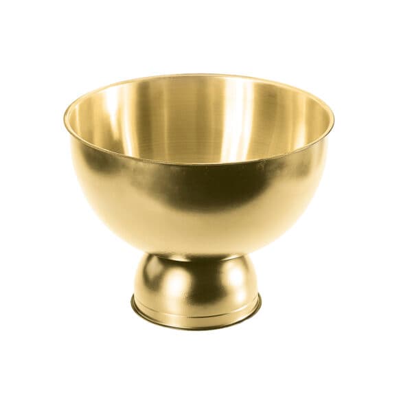 Biradli Steel Punch Bowl - Gold (32cm)