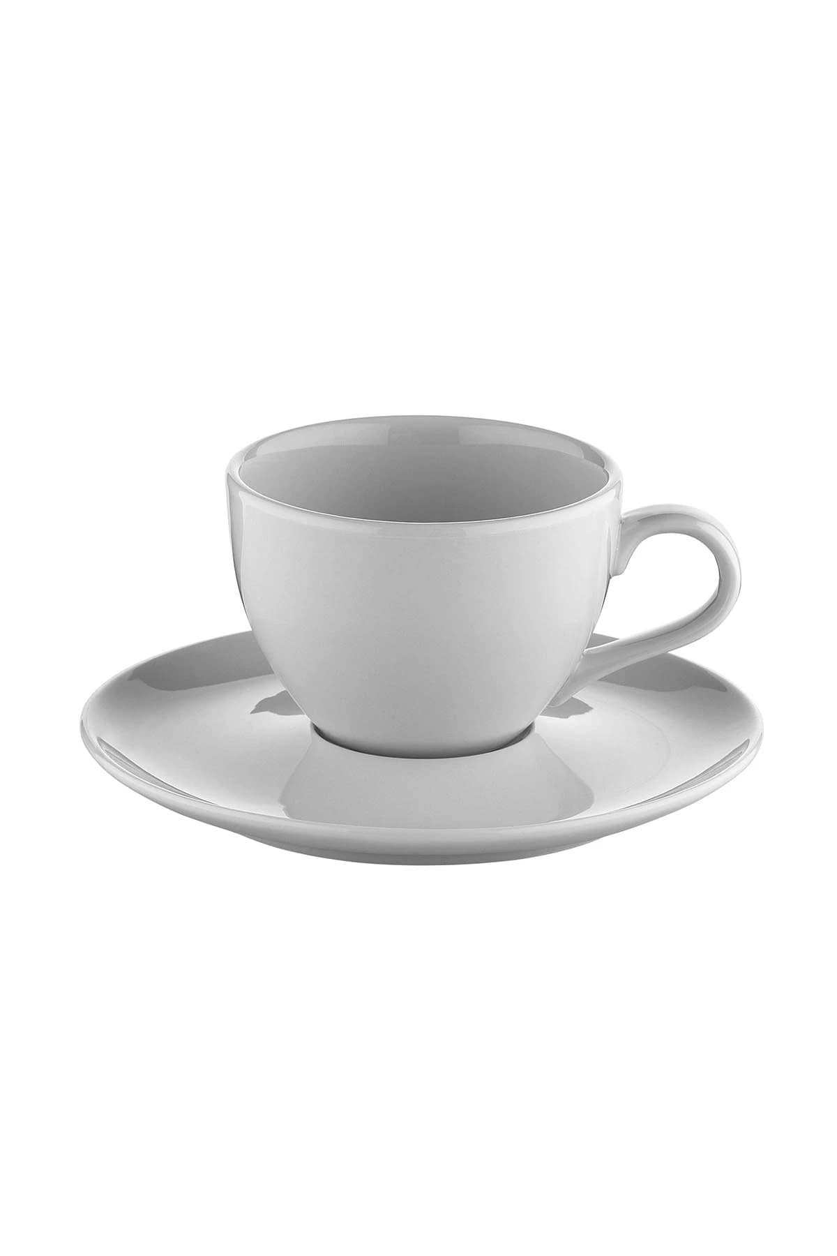 KUTAHYA PORCELAIN BISTRO COFFEE PLATE WHITE
