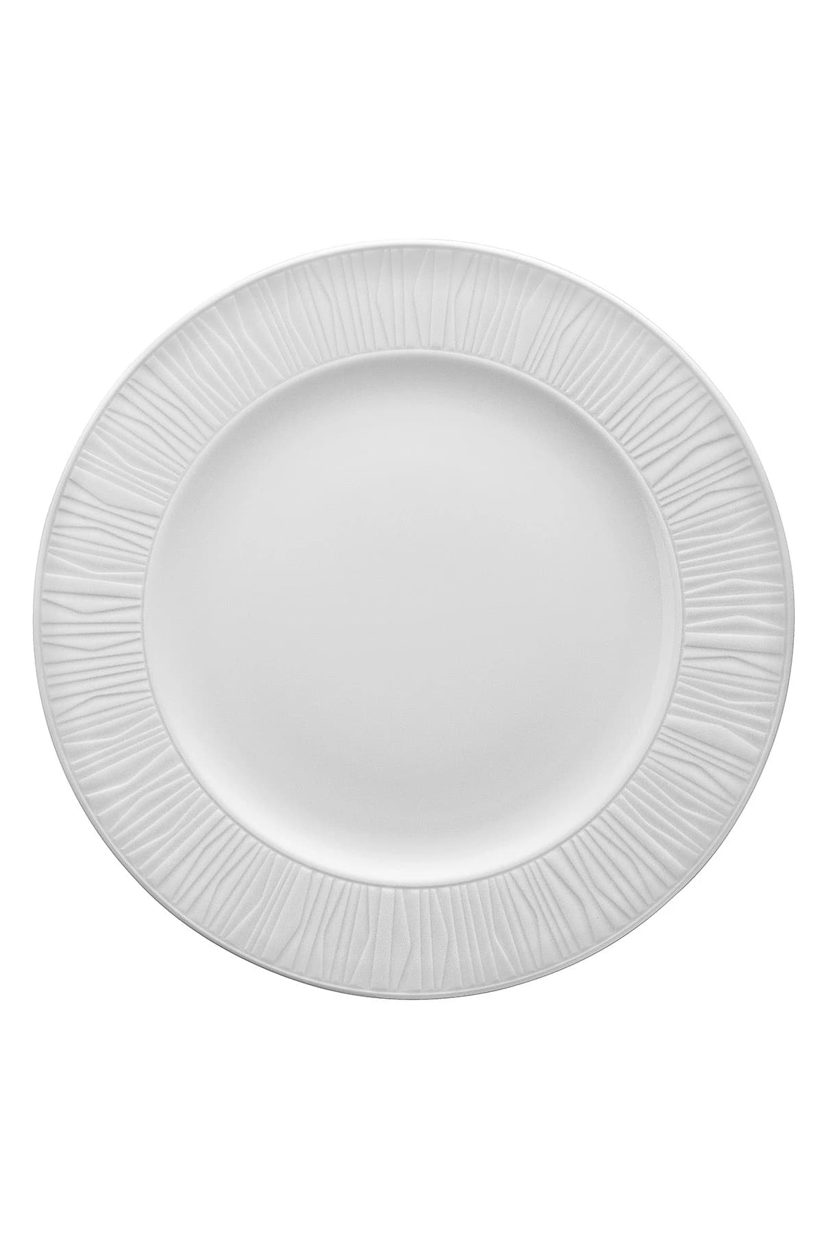 KUTAHYA PORCELAIN EMOTION 30 CM.FLAT PLATE WITHOUT DECORATION