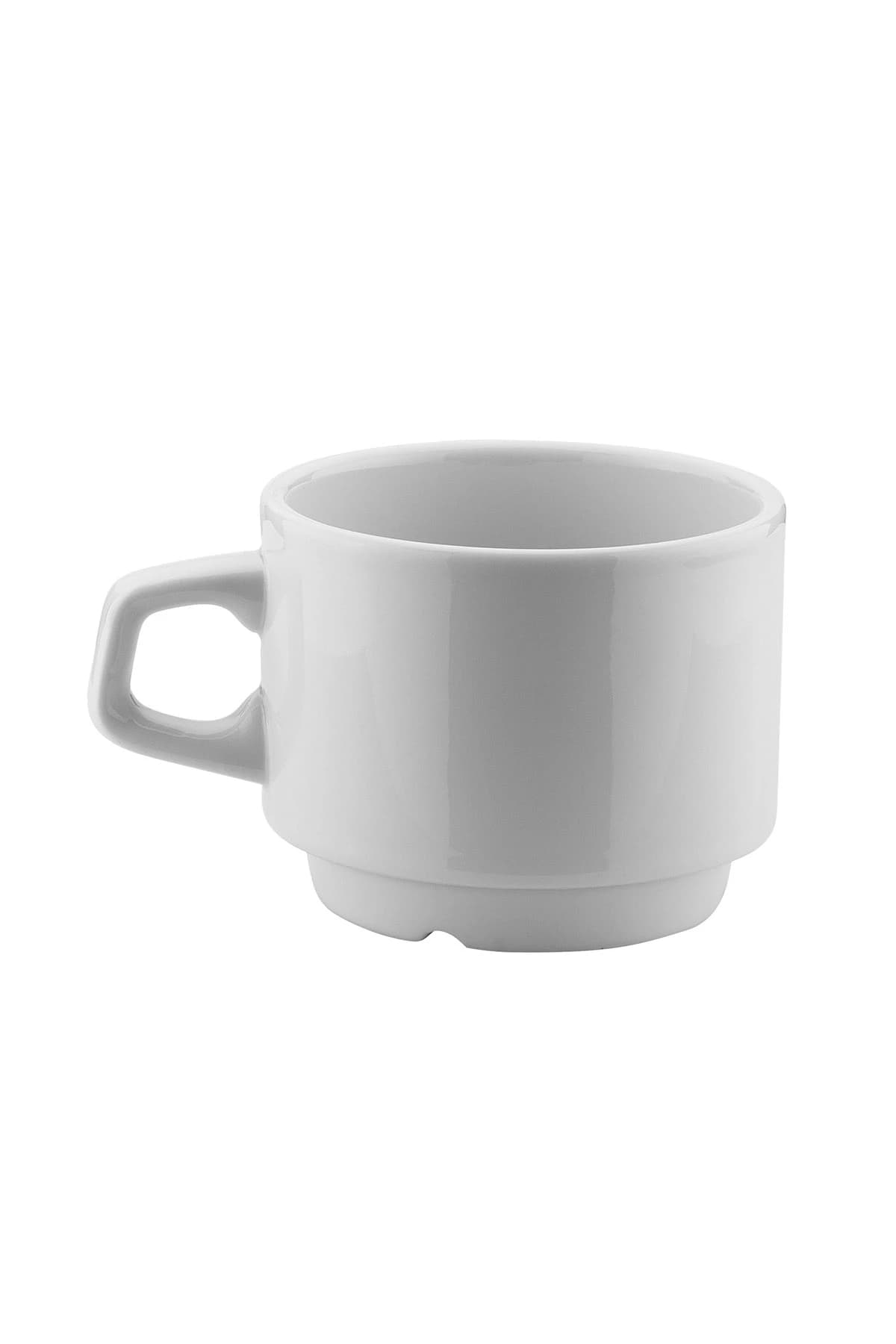 KUTAHYA PORCELAIN FRIG HOTEL ESPRESSO COFFEE CUP WITH PLATE WITHOUT DECORATION