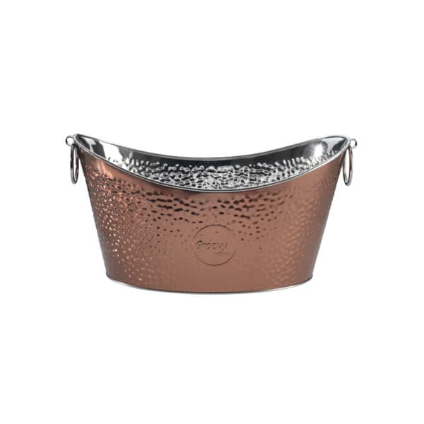 Biradli Steel Beverage Tub - Copper (5 Liter)