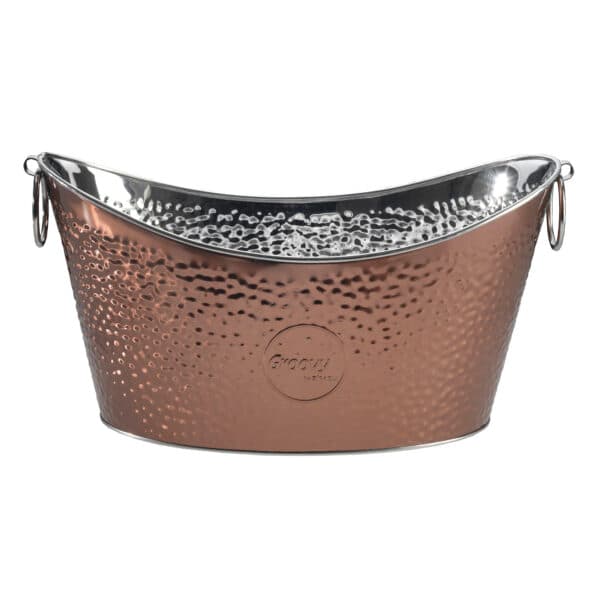 Biradli Steel Beverage Tub - Copper (13 Liter)