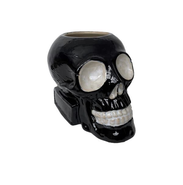 Groovy Ceramic Tiki Mug - Black Parrot (550ml)