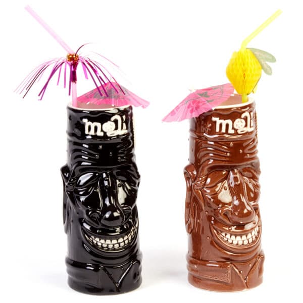 Groovy Ceramic Tiki Mug - Red Moai (430ml)