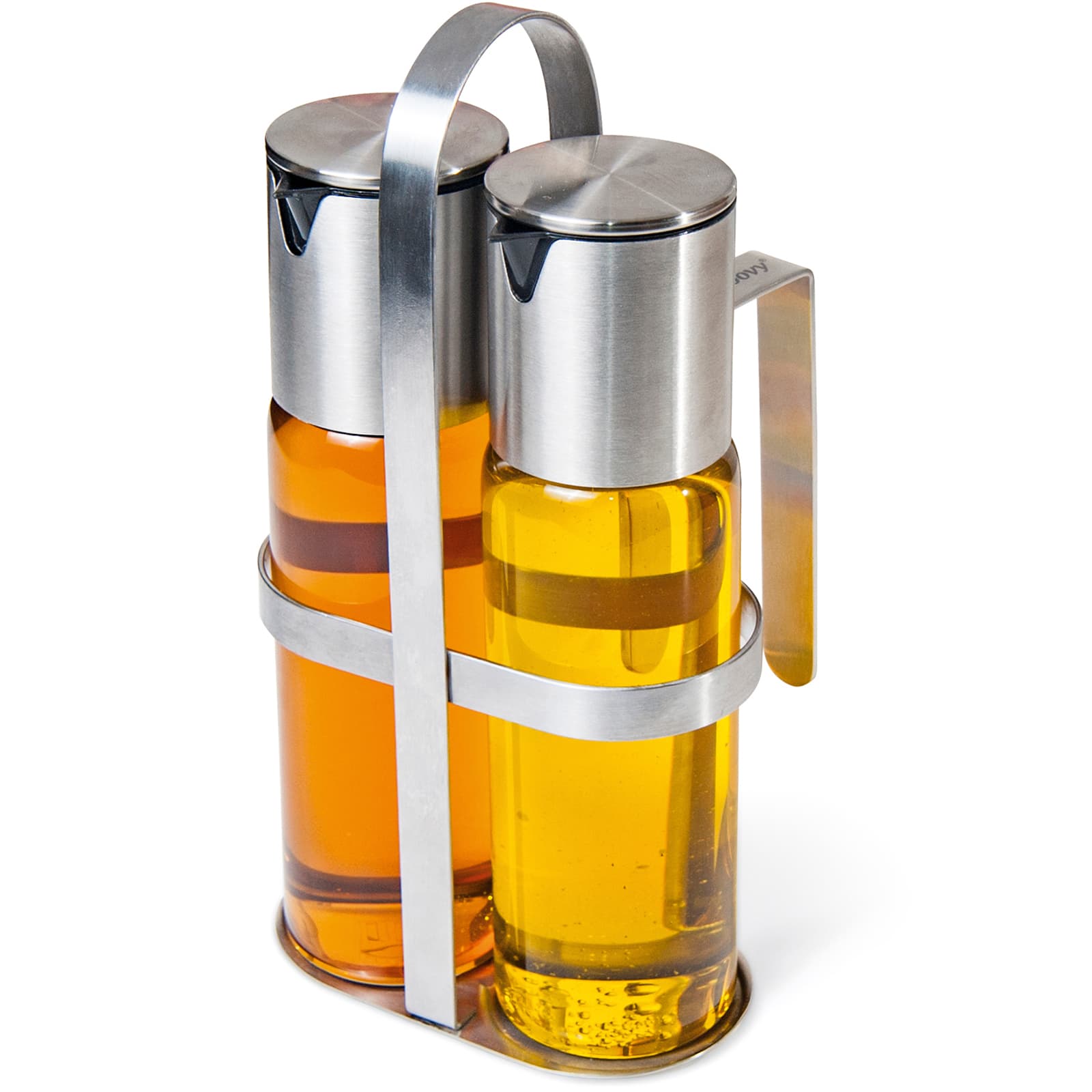 Groovy Double Oil and Vinegar Shaker Set