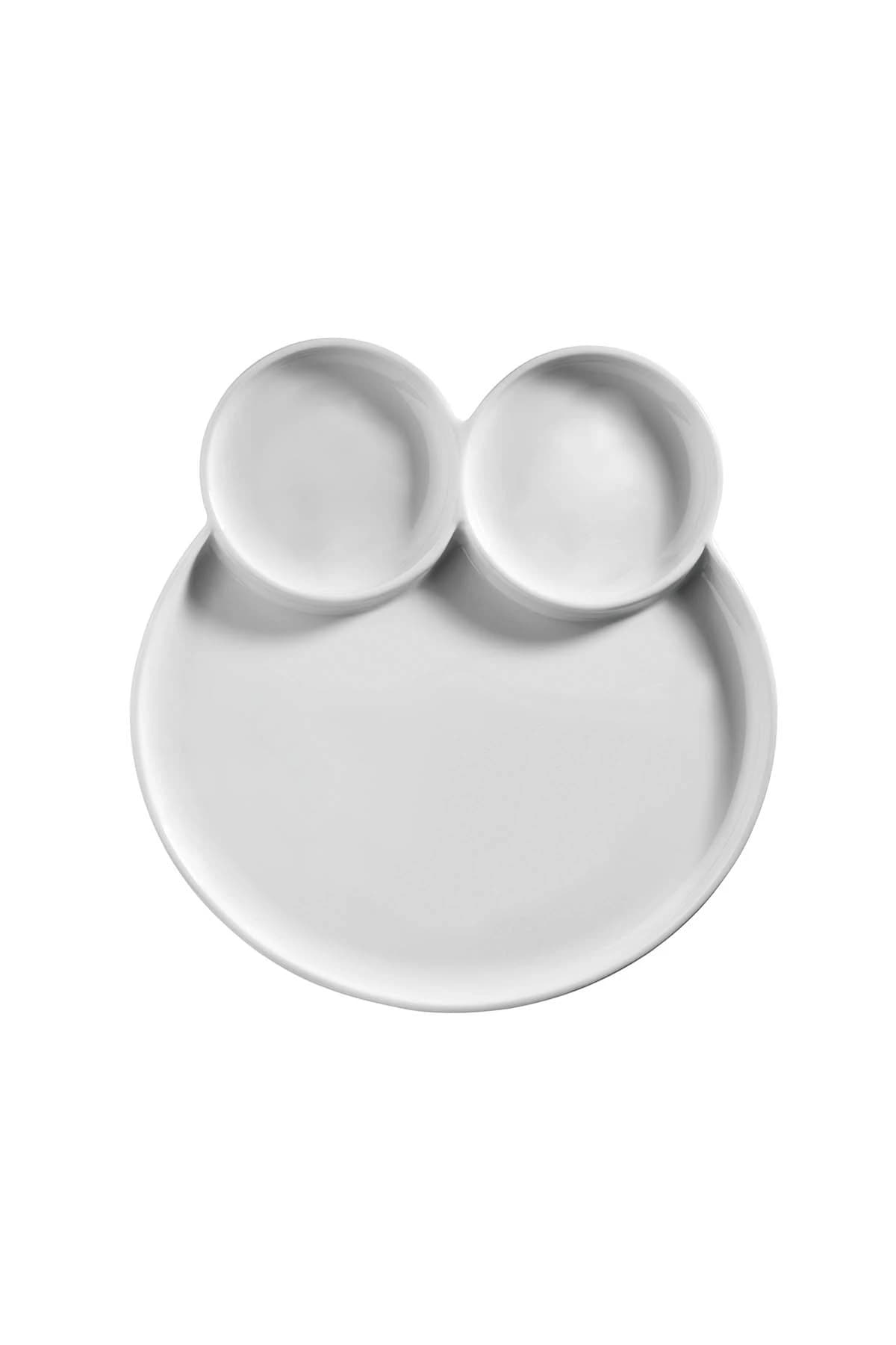 KUTAHYA PORCELAIN JUNIOR 26 CM. BREAKFAST TRAY WHITE