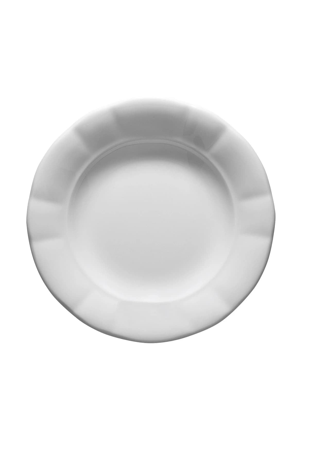 KUTAHYA PORCELAIN KUTAHYA 18 CM. DEEP PLATE WHITE