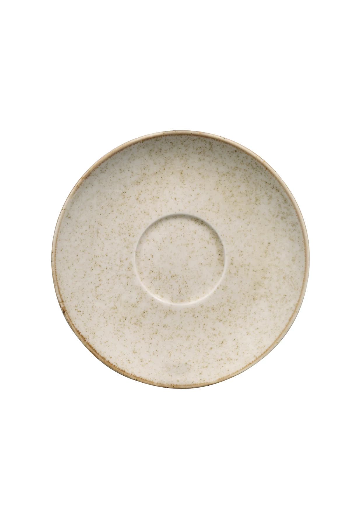 KUTAHYA PORCELAIN LİMA TEA PLATE PEARL 02 CINNAMON