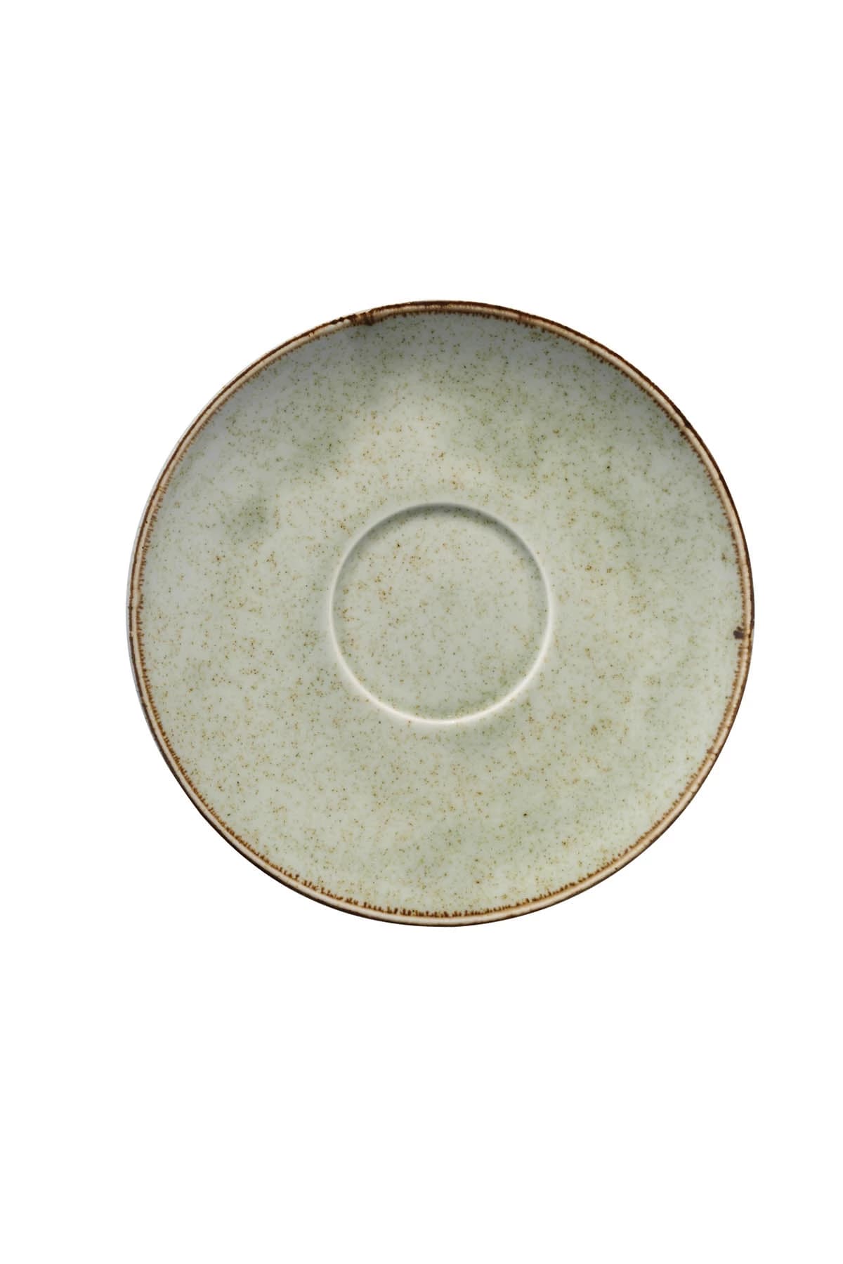 KUTAHYA PORCELAIN LİMA TEA PLATE PEARL 03 GREEN