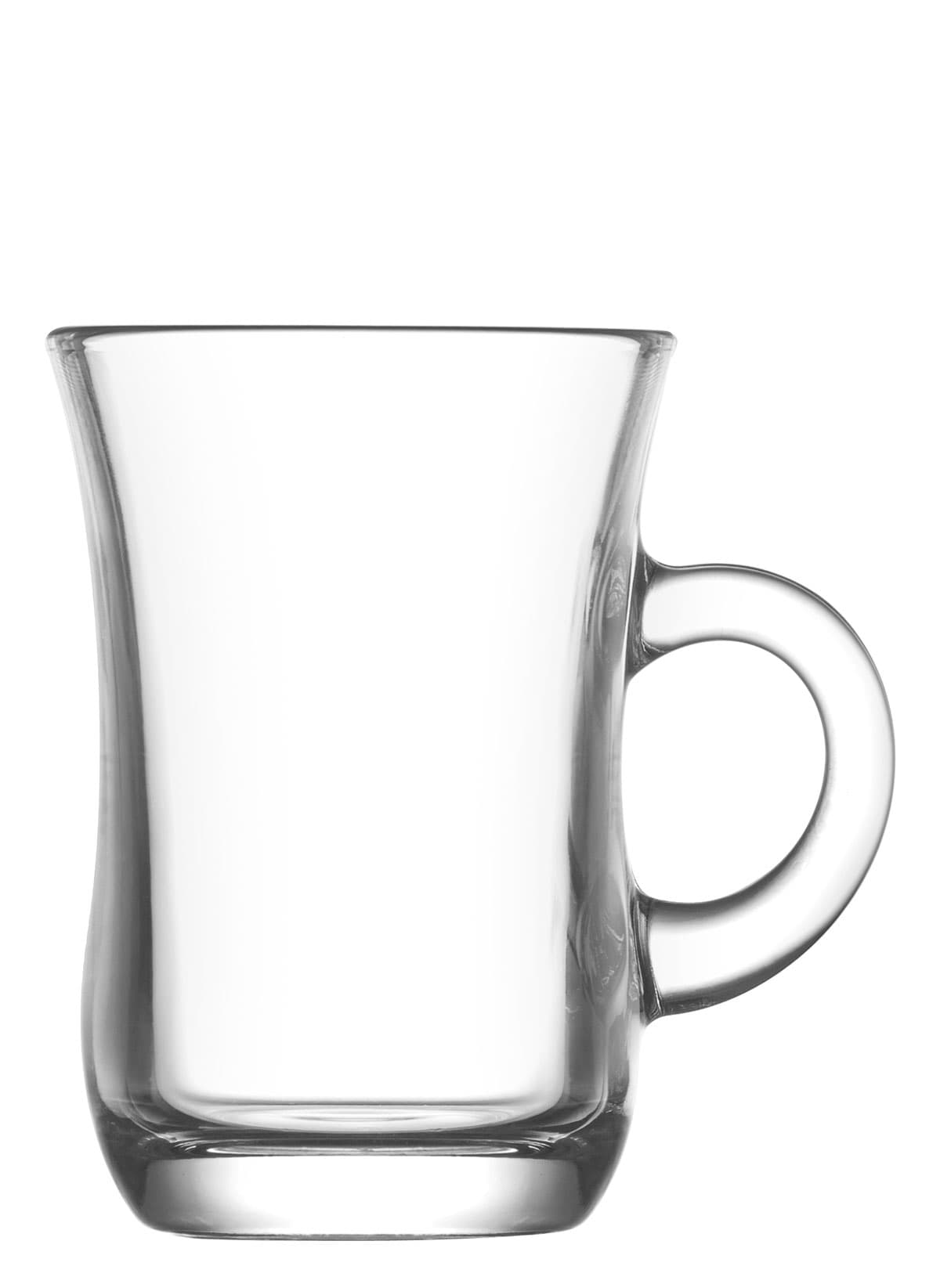 Yudum 6-Piece Handled Tea Glass