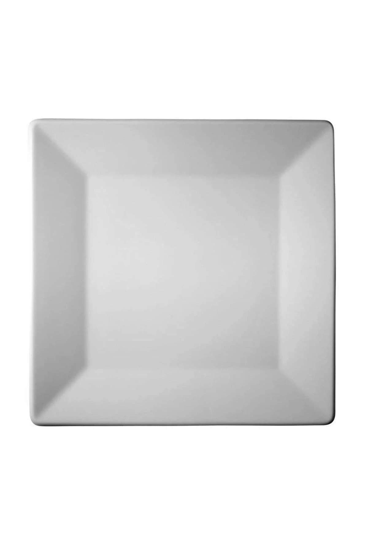 KUTAHYA PORCELAIN MAYA 21X21 CM.FLAT PLATE WITHOUT DECORATION