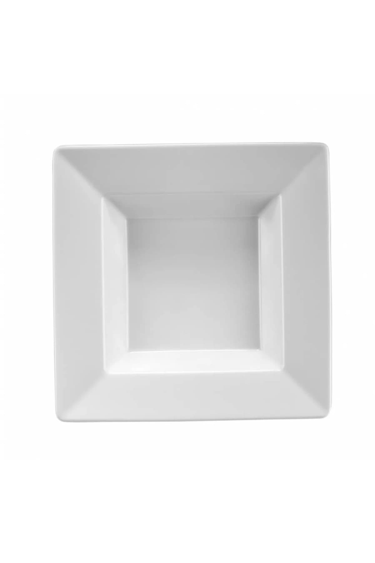 KUTAHYA PORCELAIN MAYA 21.5X21.5 CM. DEEP PLATE WHITE