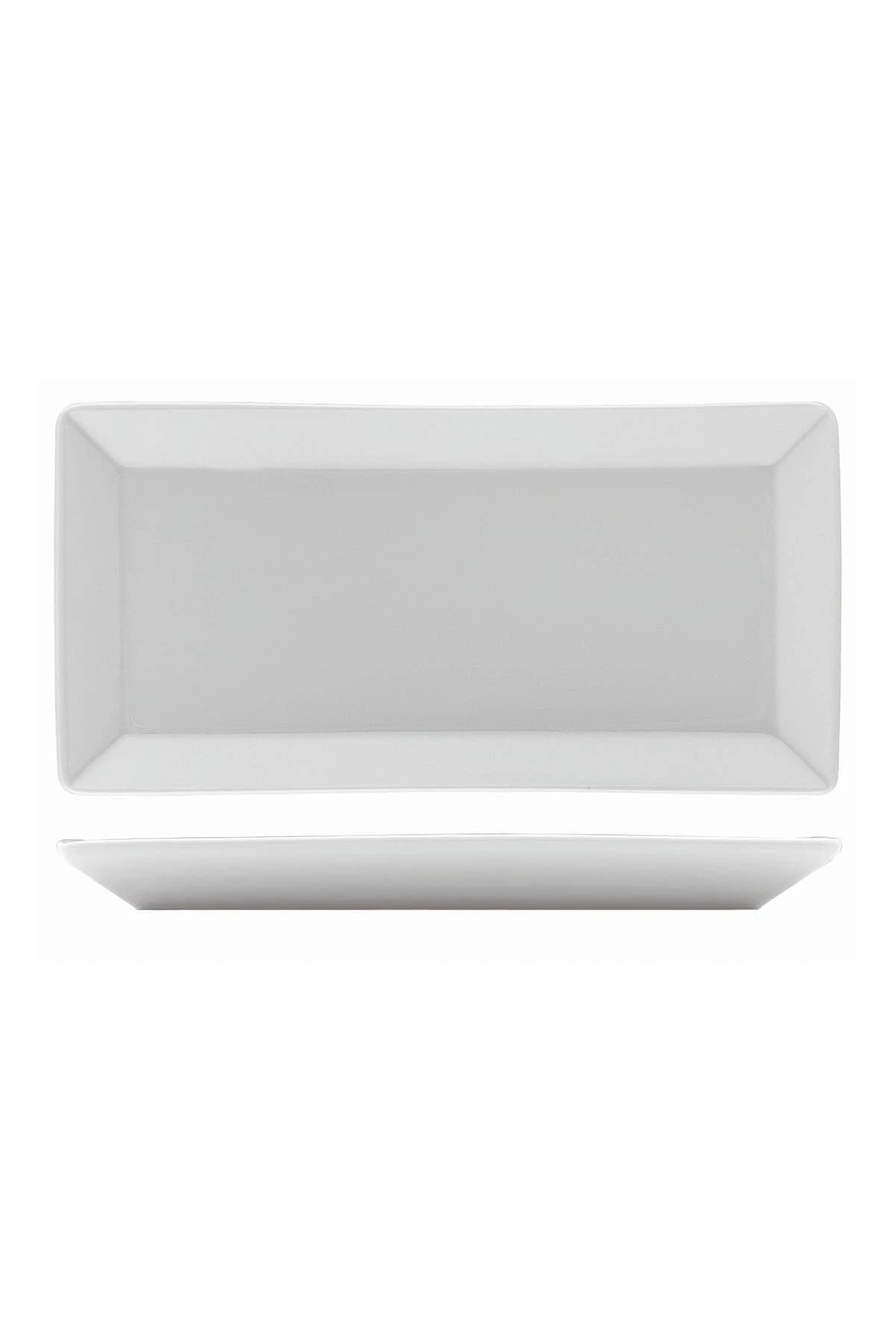 KUTAHYA PORCELAIN MAYA 28X23 CM. BOAT PLATE WHITE