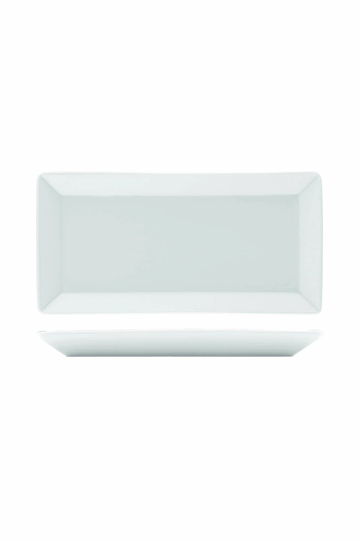 KUTAHYA PORCELAIN PERGE 33X18 CM. BOAT PLATE WHITE