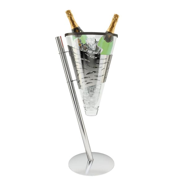 Guren Champagne Bucket Stand with Glass Insert