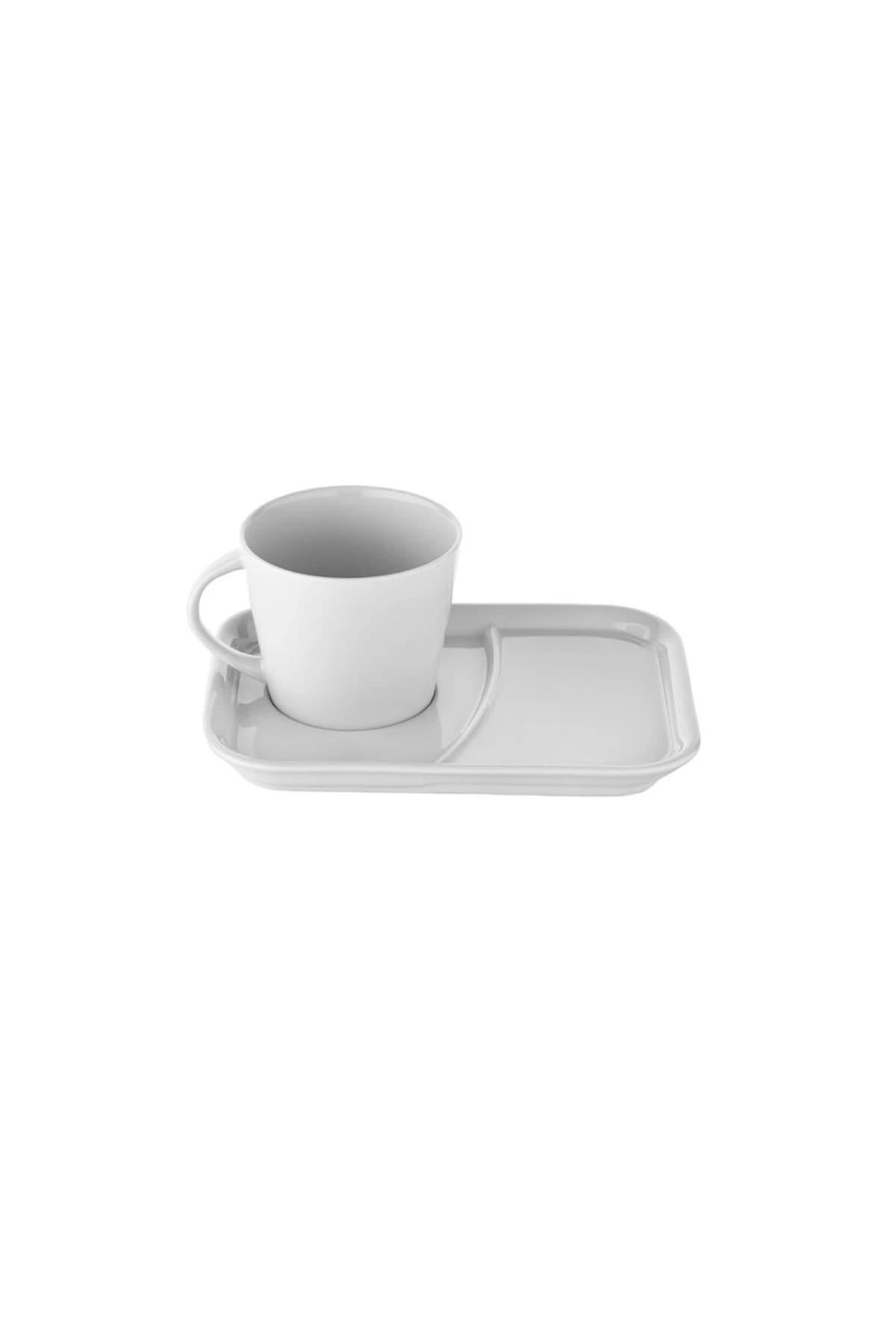 KUTAHYA PORCELAIN TAVOLA(D) 19X14 CM.TEA SERVING PLATE WHITE