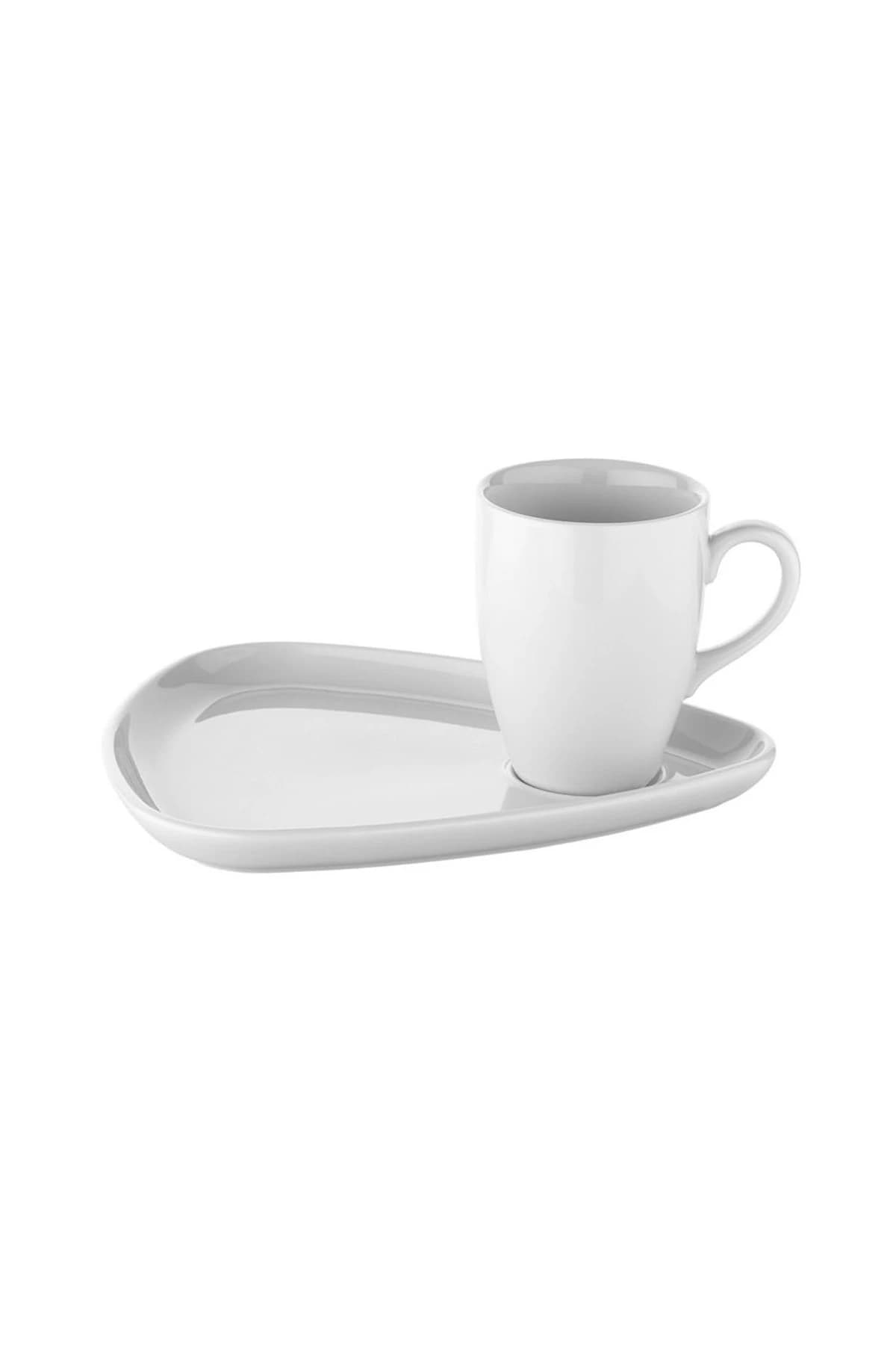 KUTAHYA PORCELAIN TAVOLA D 21.5X18.5 CM.BRUNCH PLATE WHITE