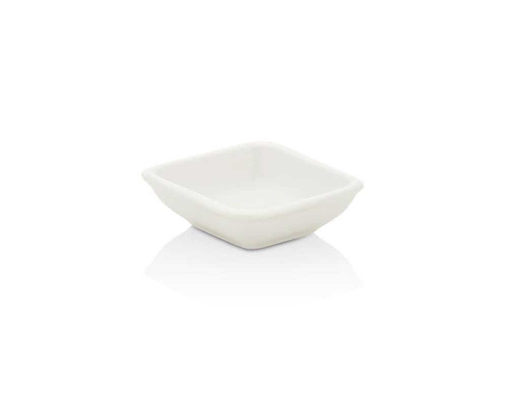 White Arel Square Bowl 13 cm (10 x 9