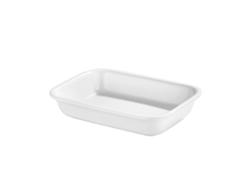 White Arel Rectangular Dısh 22 x 16 cm (850 cc