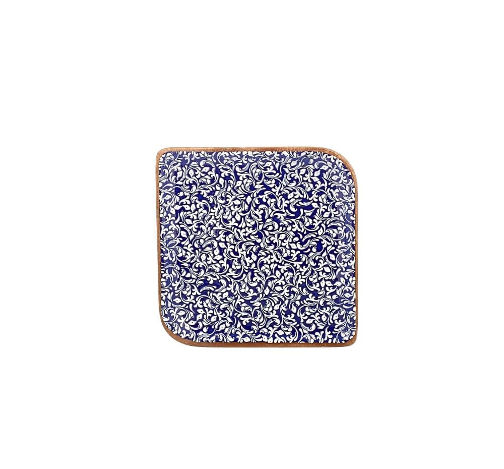 Edera Cobalt Arel Square Plate 30 cm (22 x 22