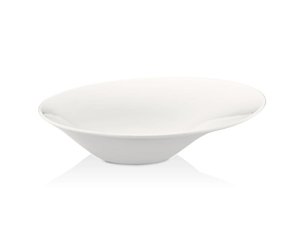 White Gabro Deep Plate 30 cm