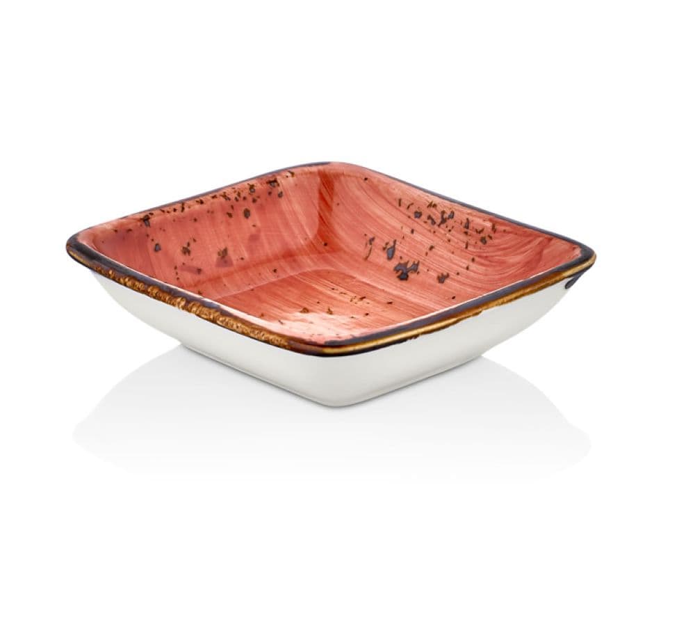 Laterite Arel Square Bowl 15 cm (11 x 10