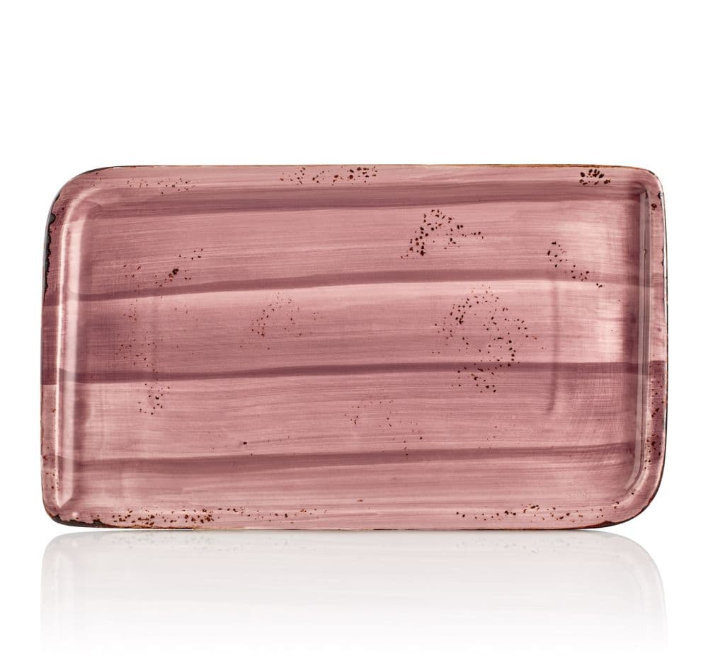 Rose Arel Rectangular Plate 40 cm (36 x 21