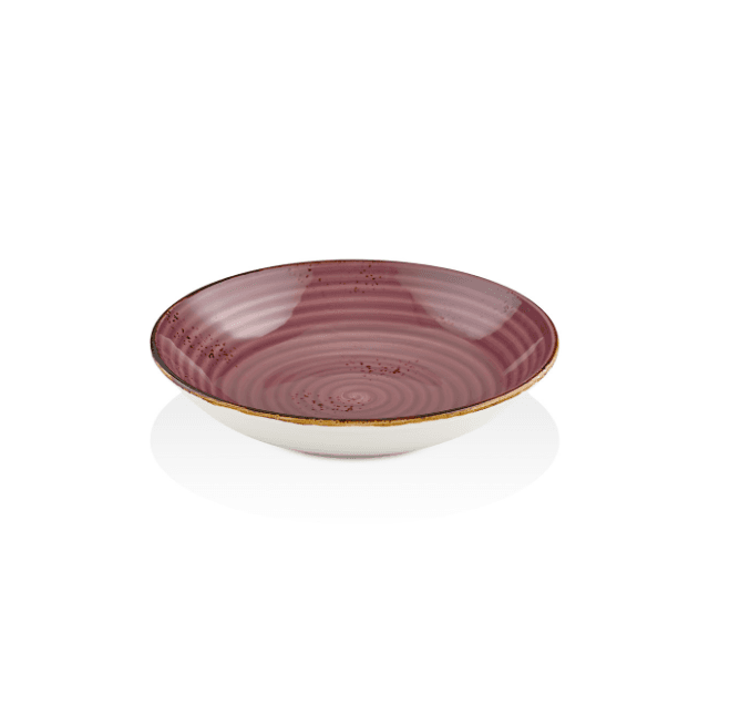 Rose Flavor Deep Plate 23 cm (1000 cc