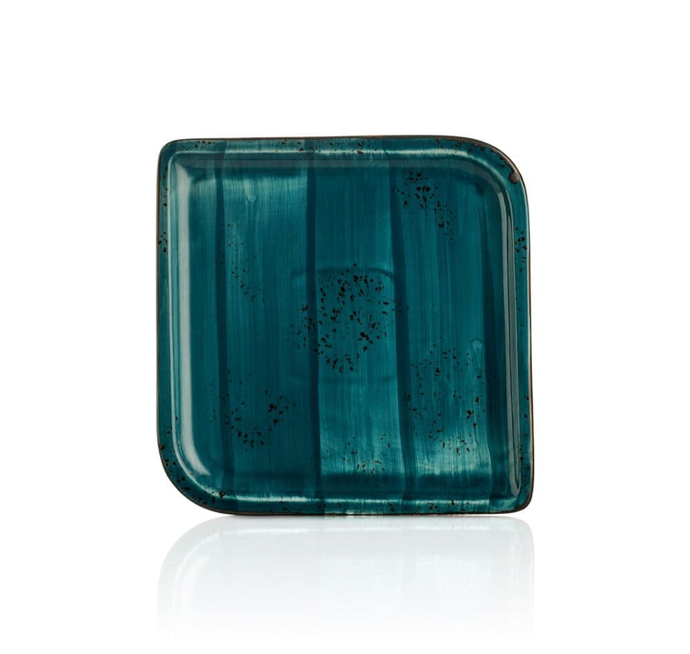 Tropical Arel Square Plate 25 cm (19 x 19