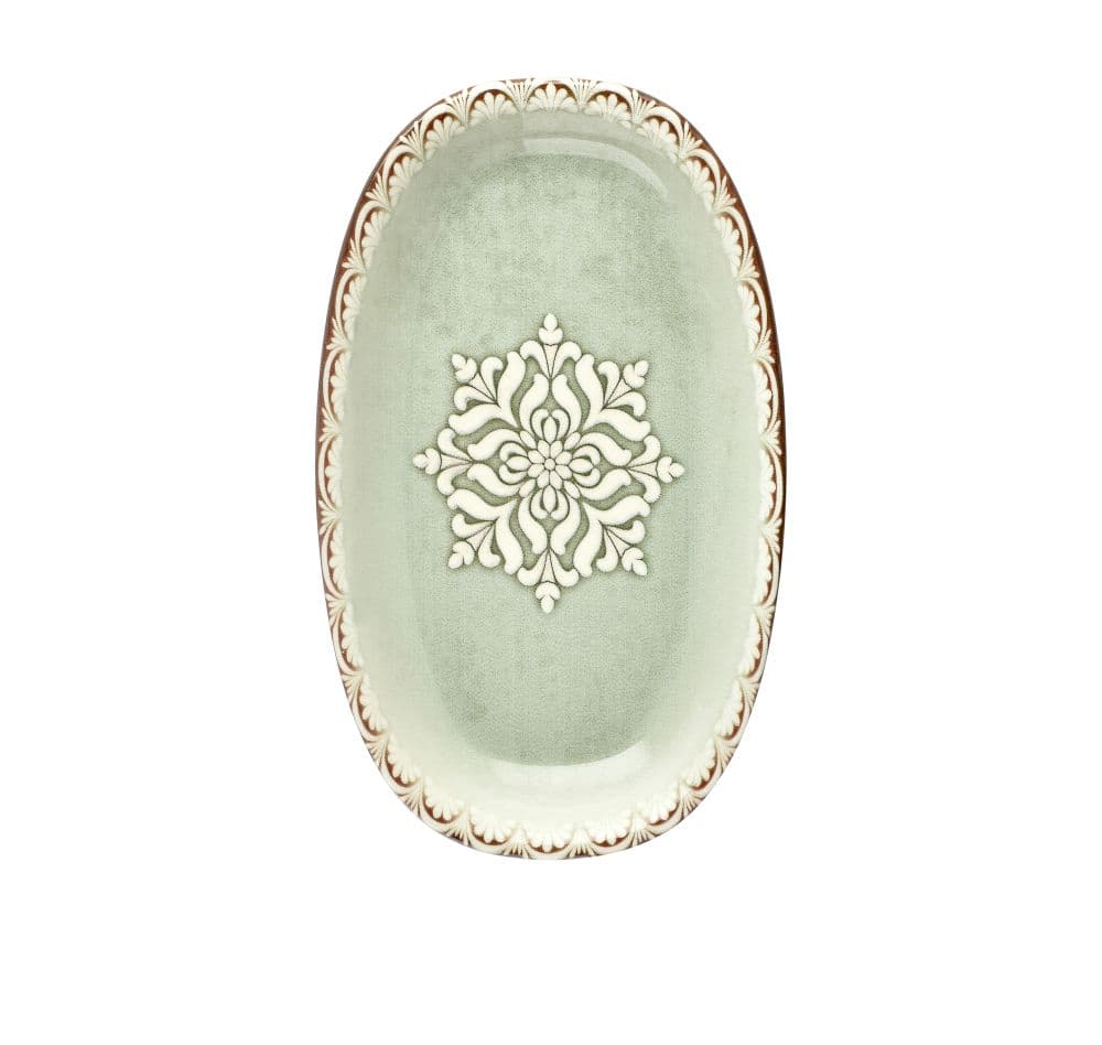 Rome Zest Oval Plate 34 cm