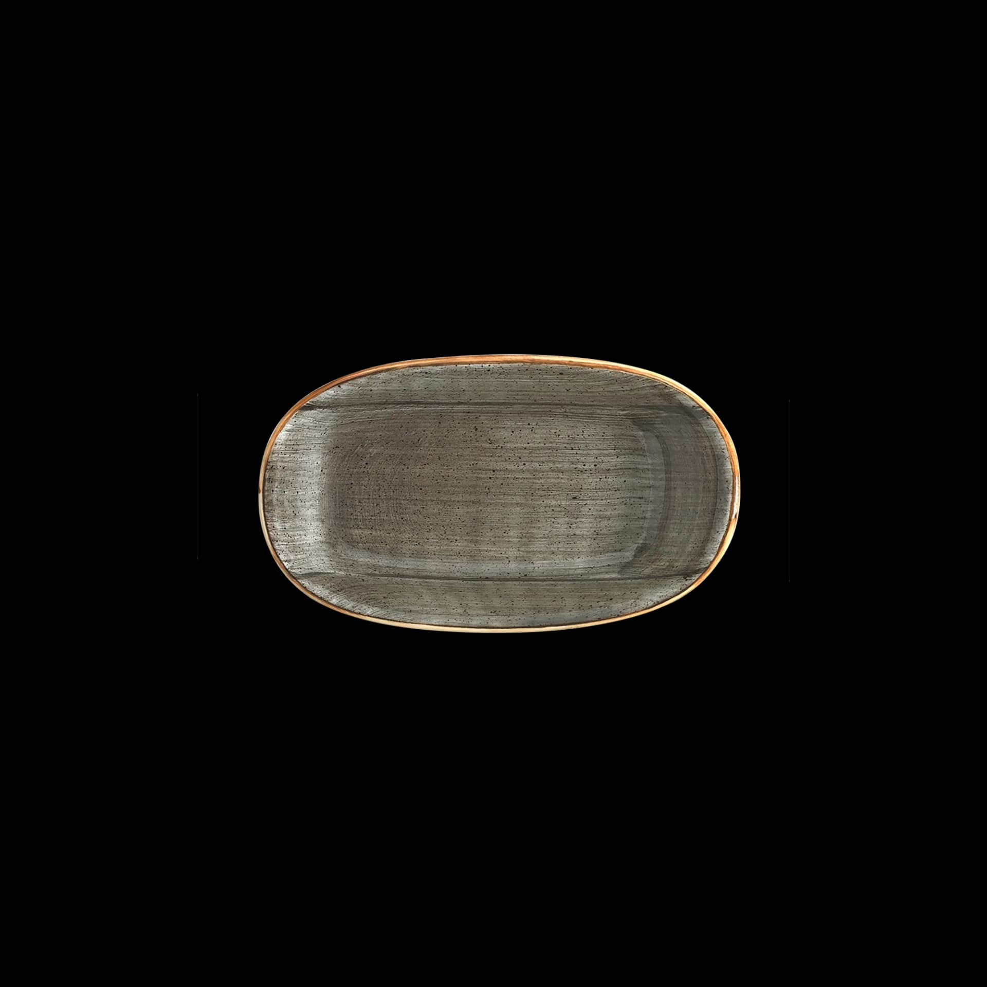 Aura Space Gourmet Oval Plate 15*8.5 cm 95 cc