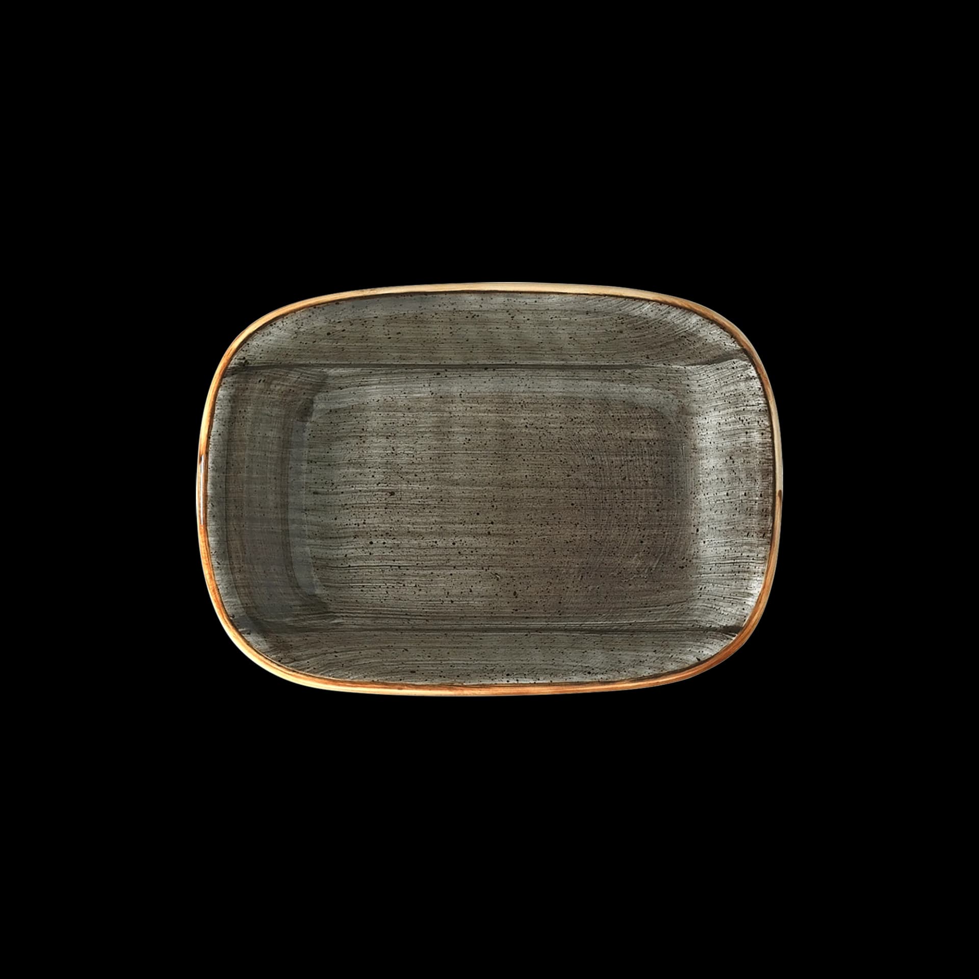 Aura Space Gourmet Rectangular Plate 14*10 cm 150 cc