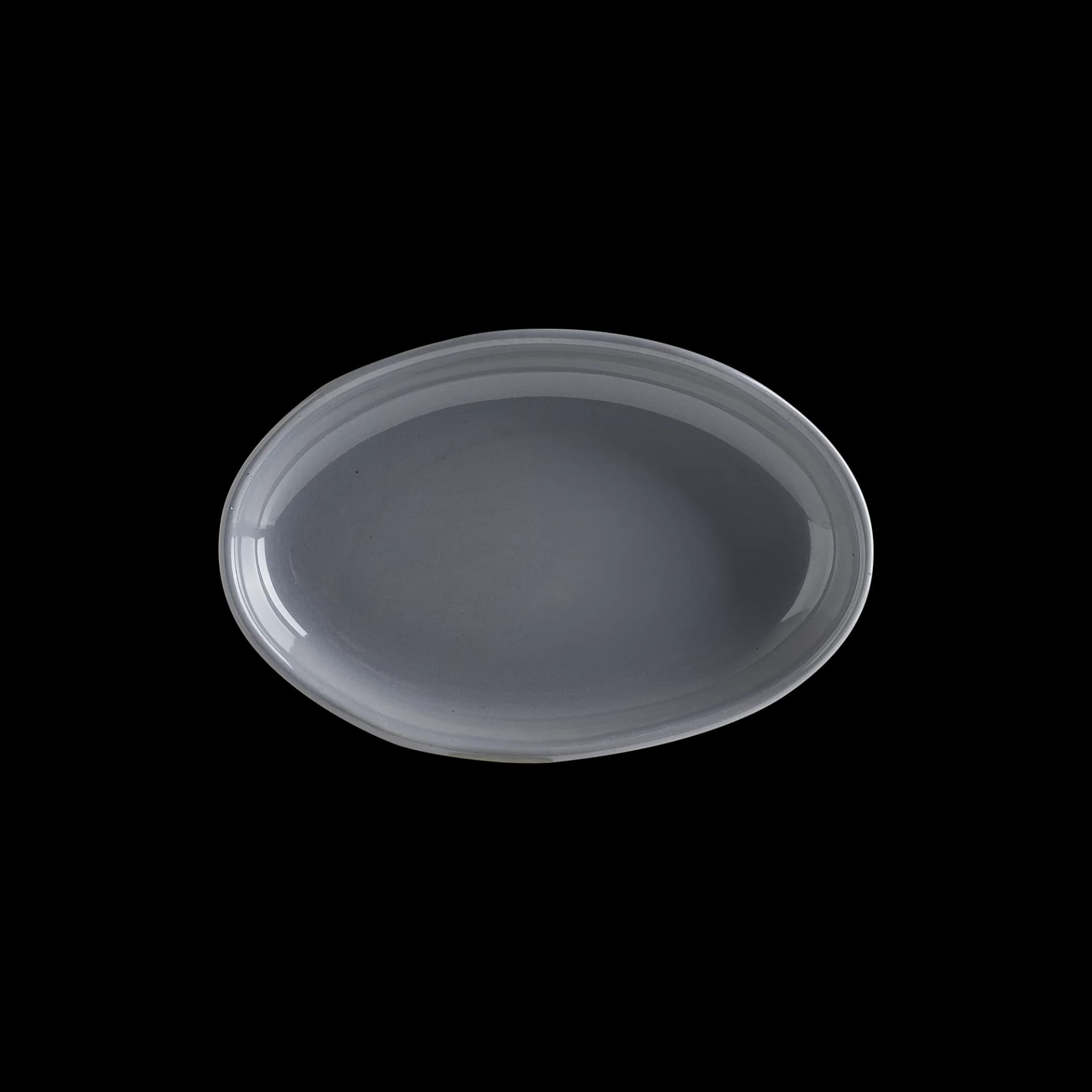 Cras & Ground Gris Cras Oval Plate 15*10 cm