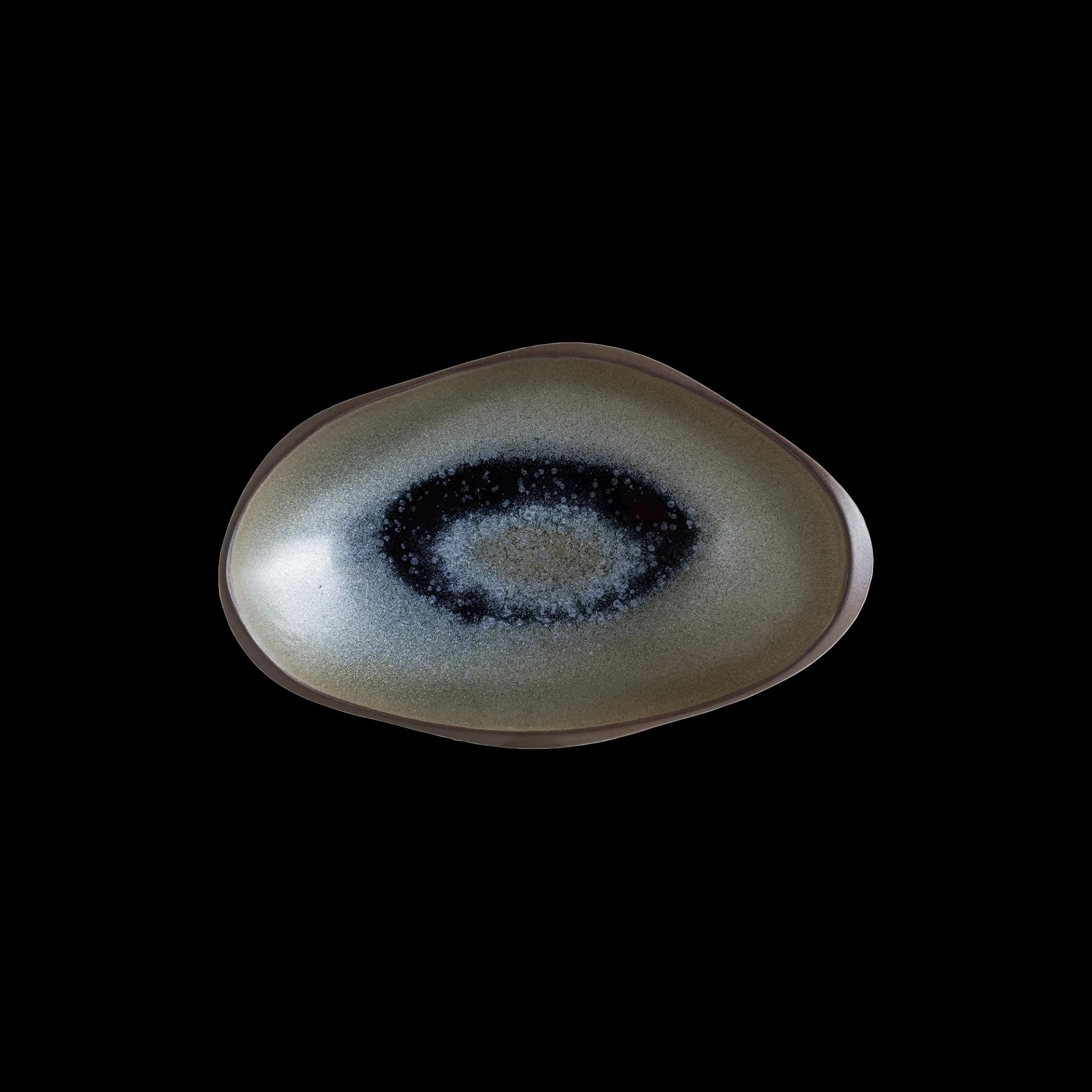 Lagoon Ocean Oval Plate 31cm