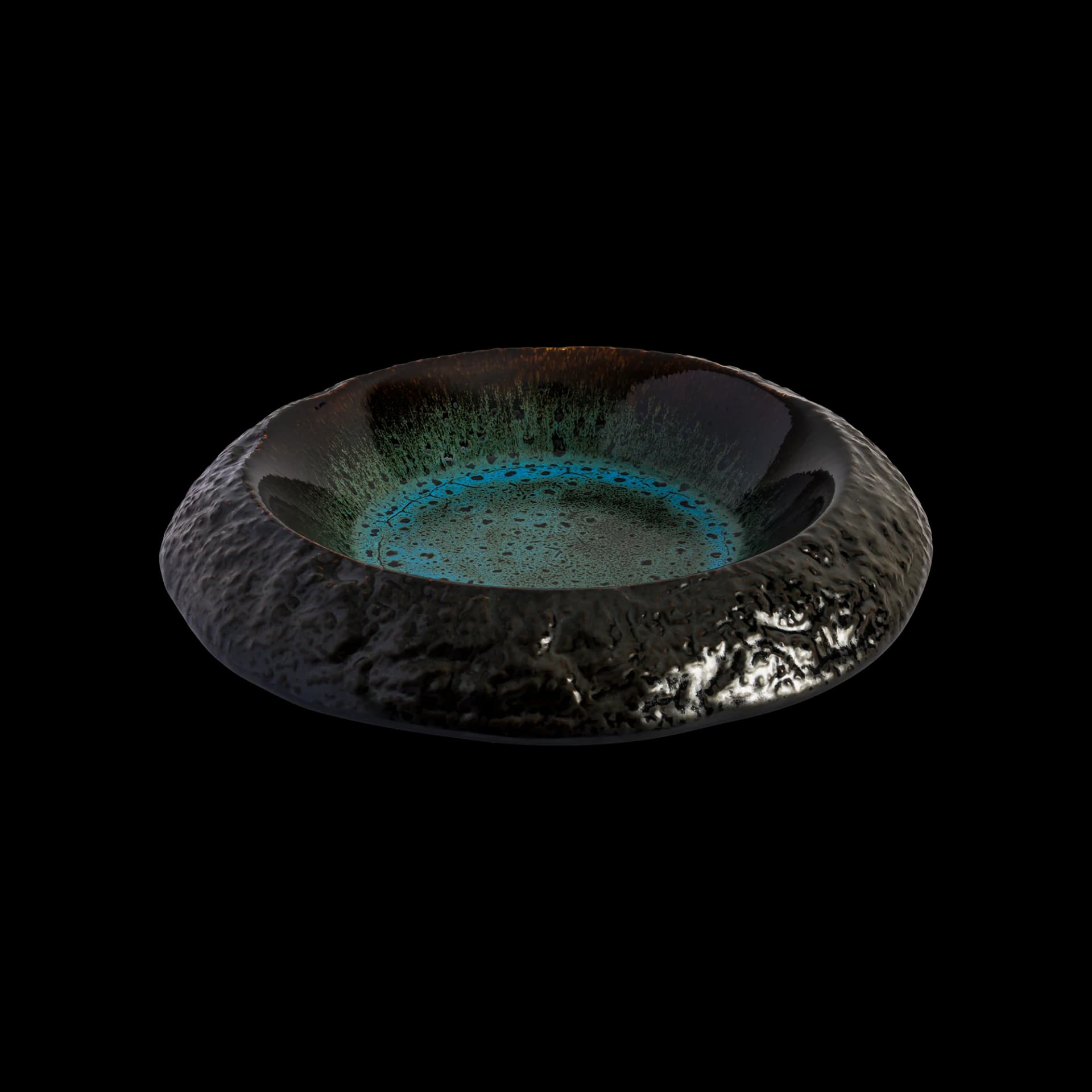 Wabi Blue Deep Plate 26 cm 700 cc