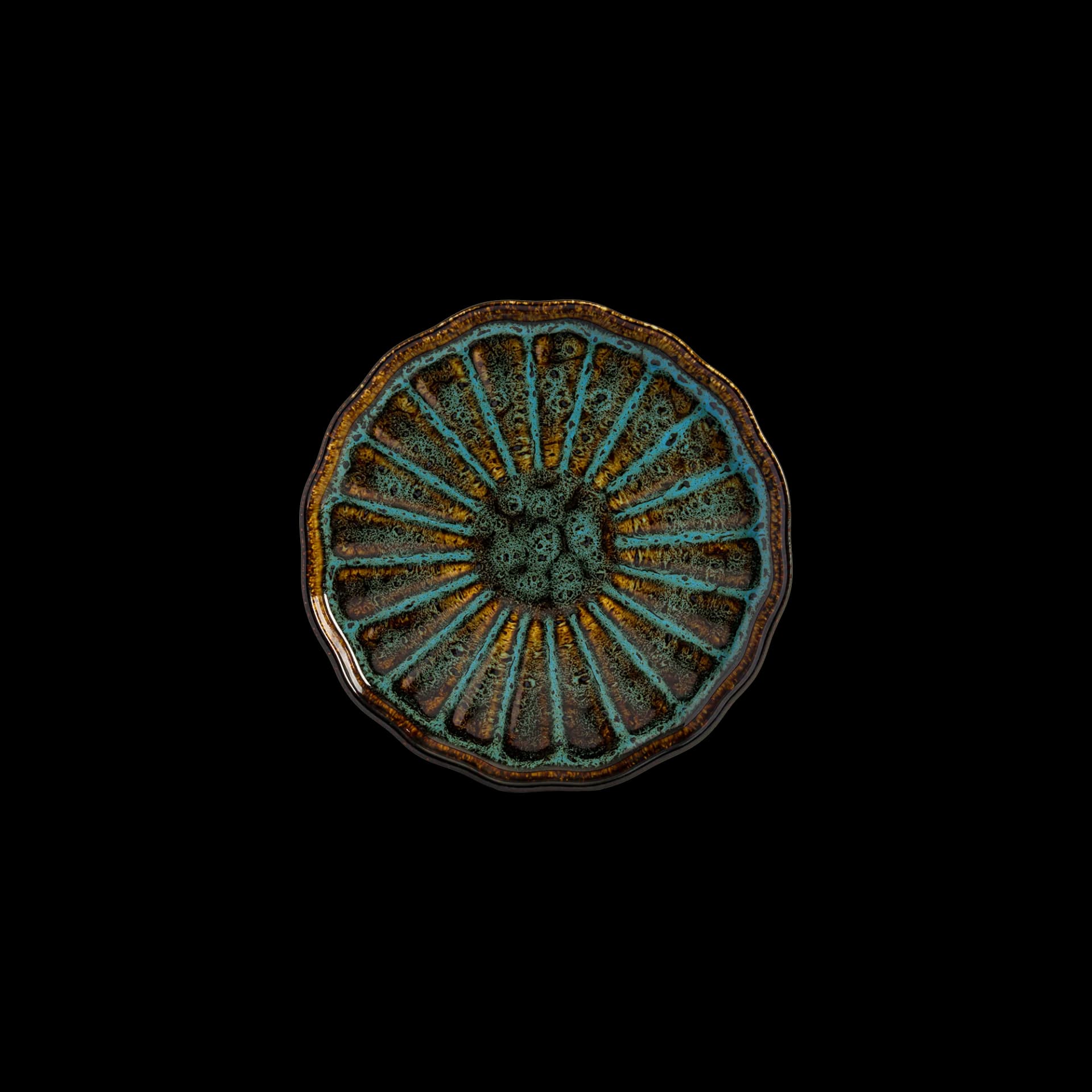 Wabi Blue Flat Plate 20 cm