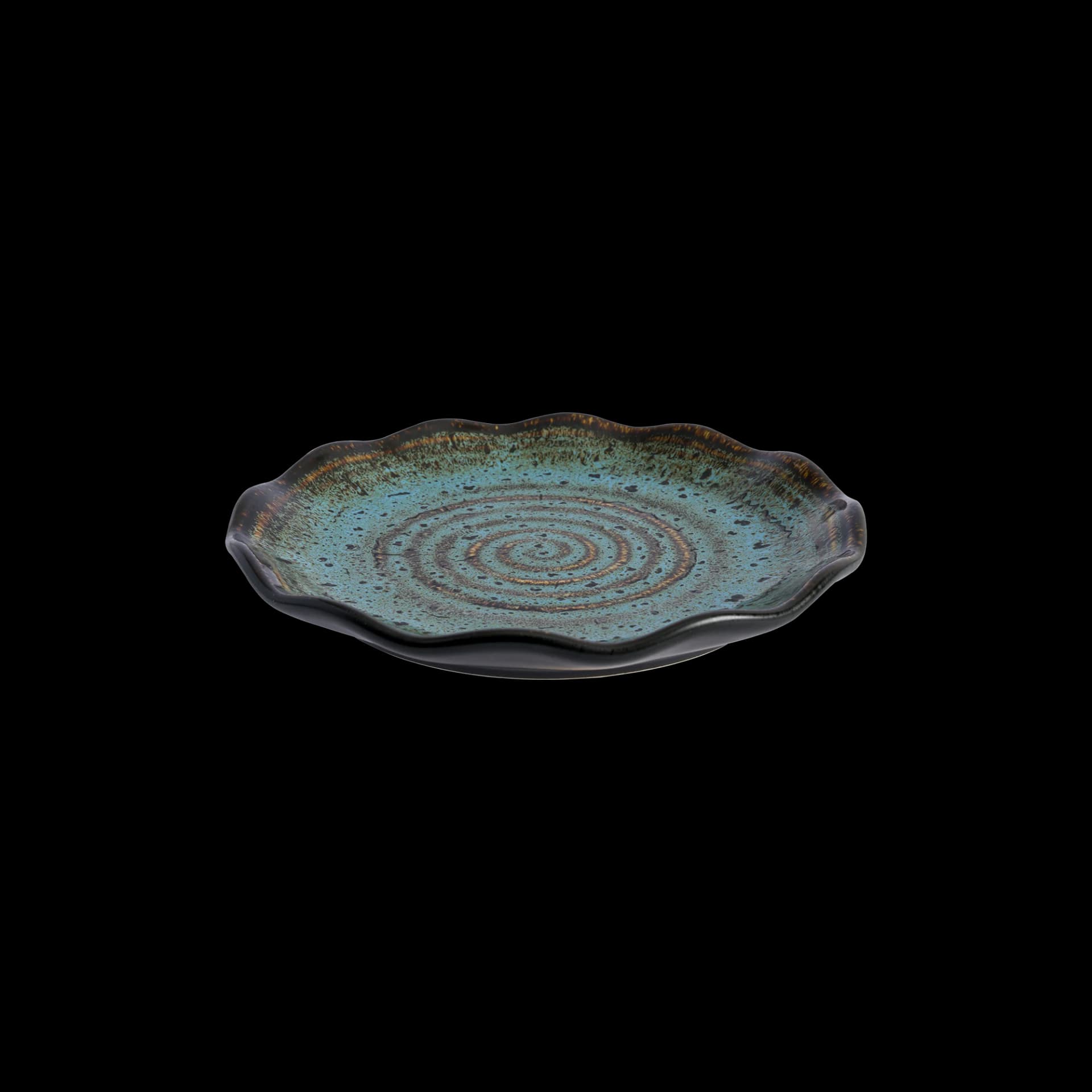 Wabi Blue Flat Plate 20.5 cm