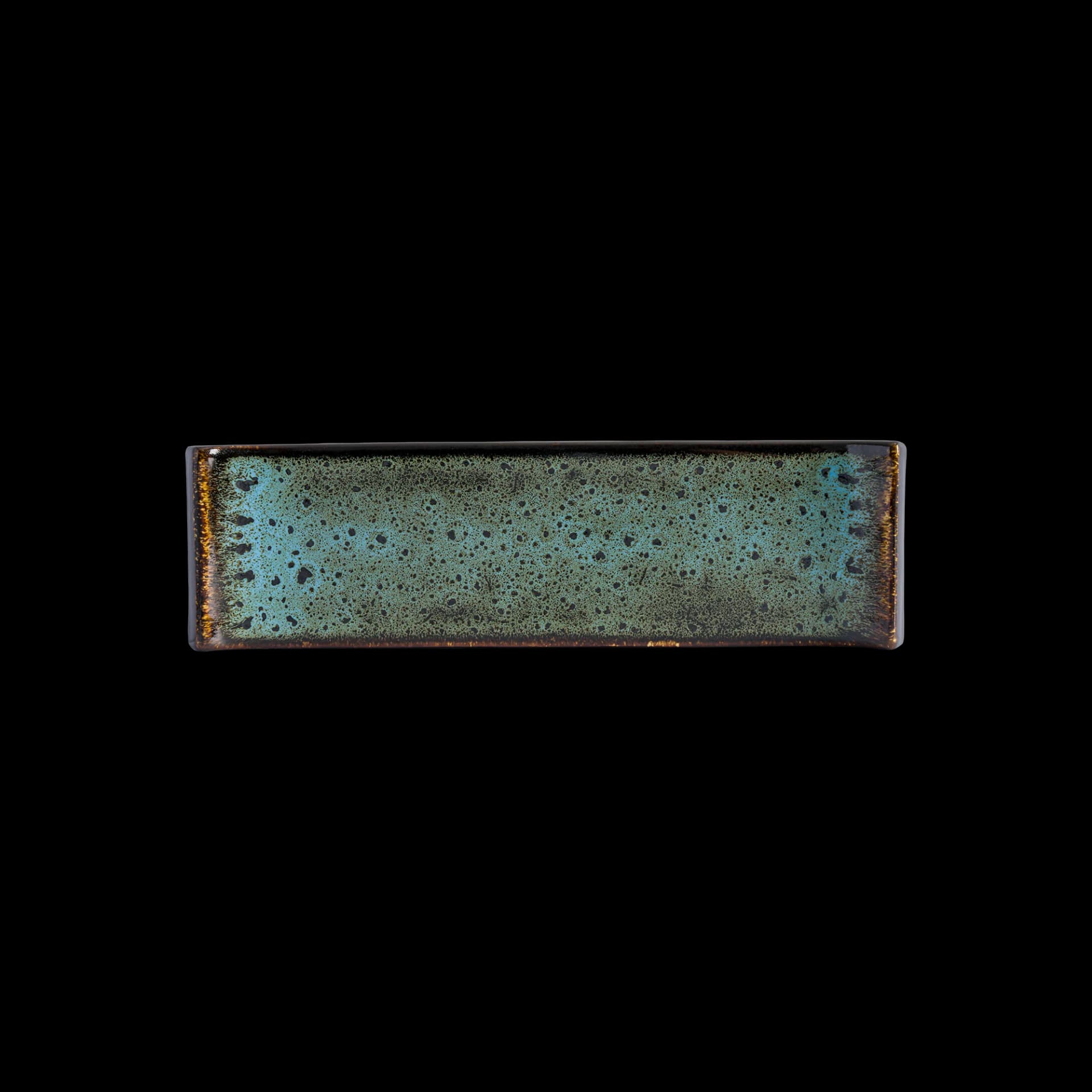 Wabi Blue Rectangular Plate 30.2x8.6x2.8 cm