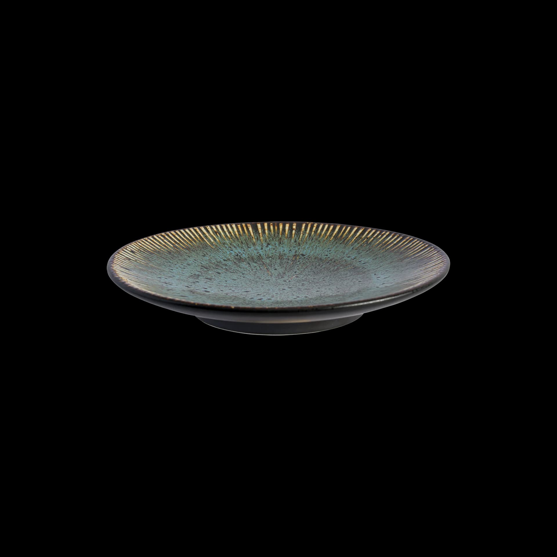 Wabi Blue Shallow Deep Plate 21 cm