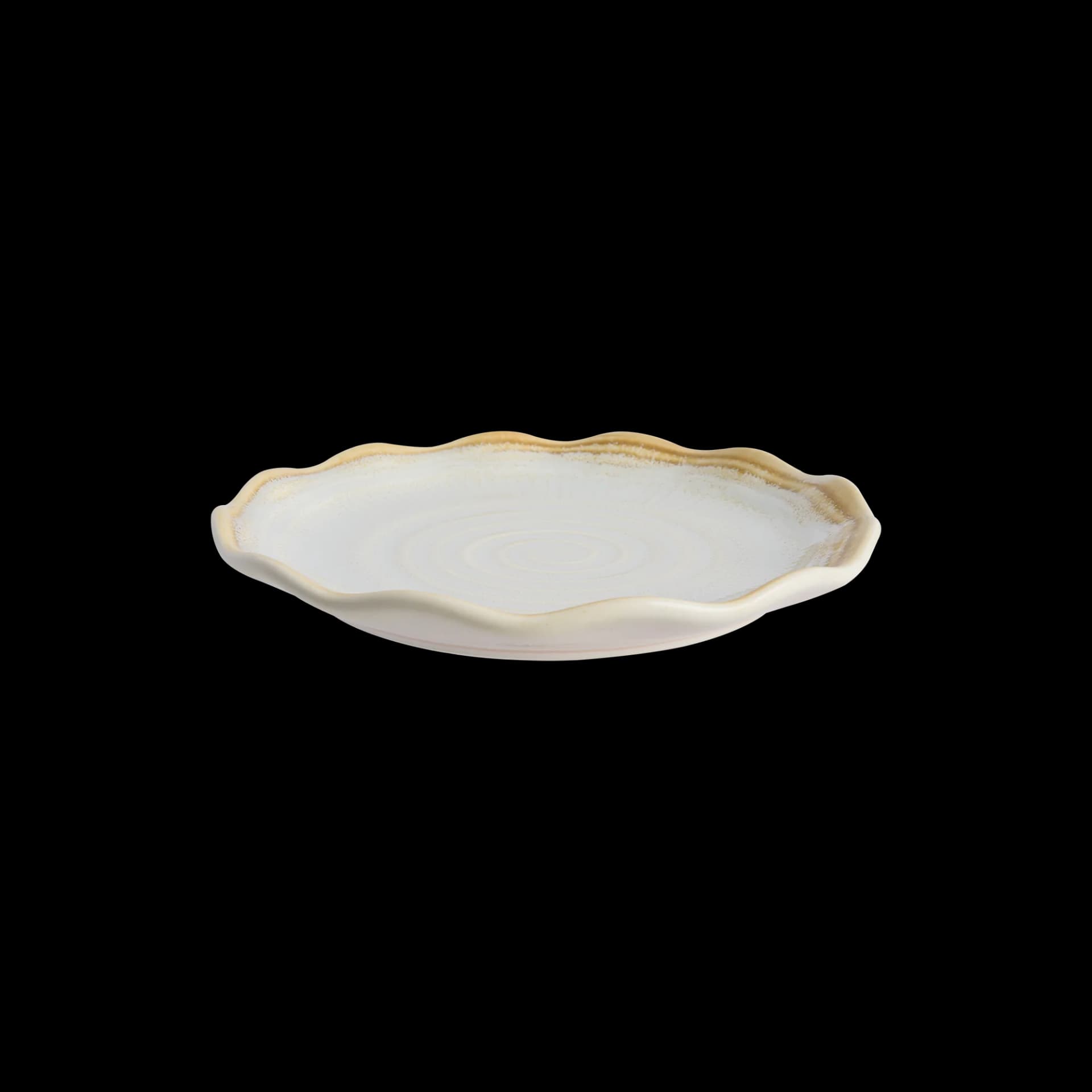 Wabi White Flat Plate 20.5 cm