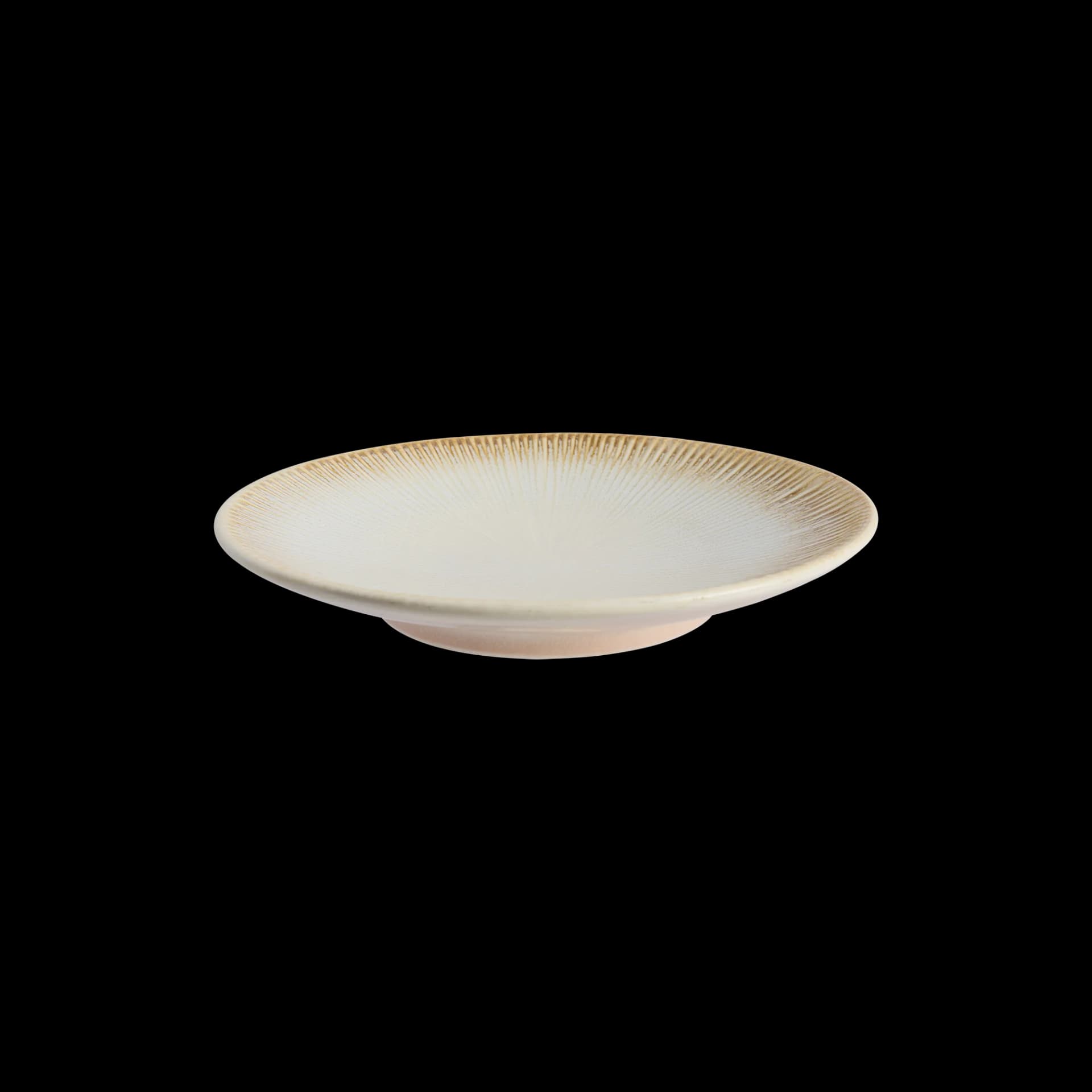 Wabi White Shallow Deep Plate 21 cm