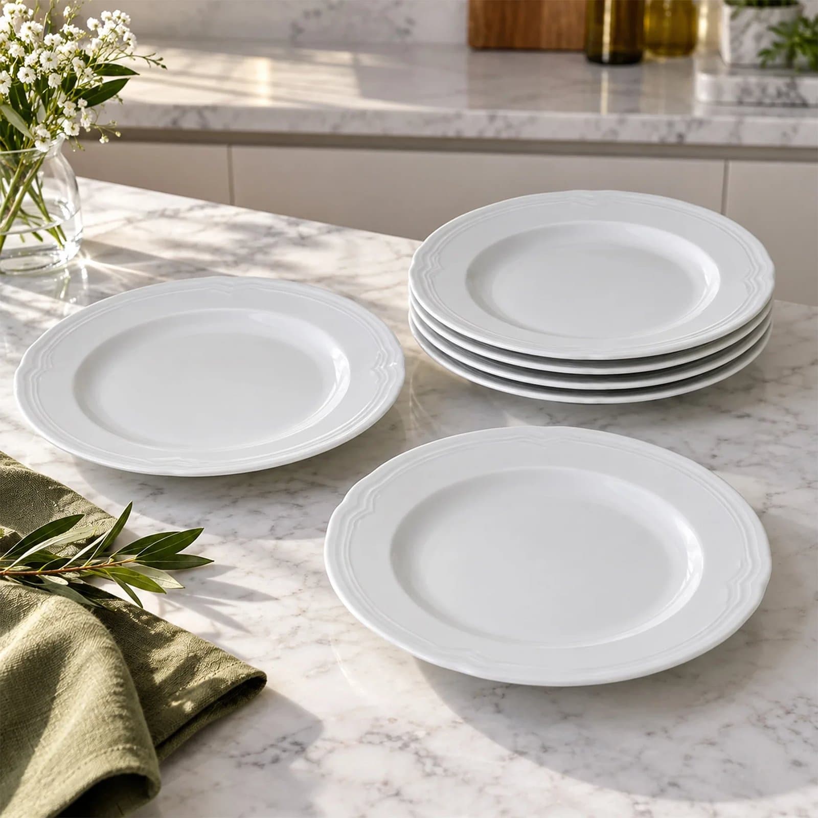 Venedik 6 Parça 26 Cm Servis Tabağı