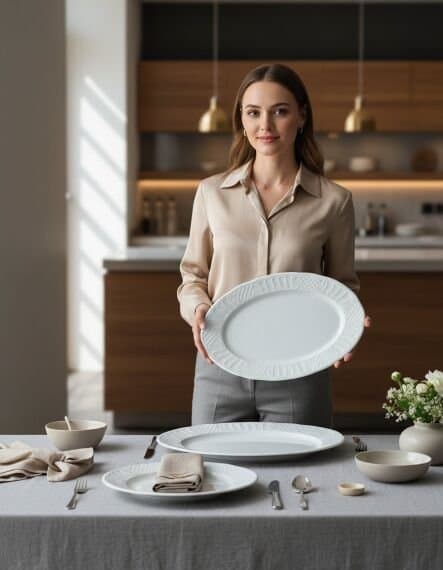 Sembol 2 Parça 35 cm Kayık Tabak