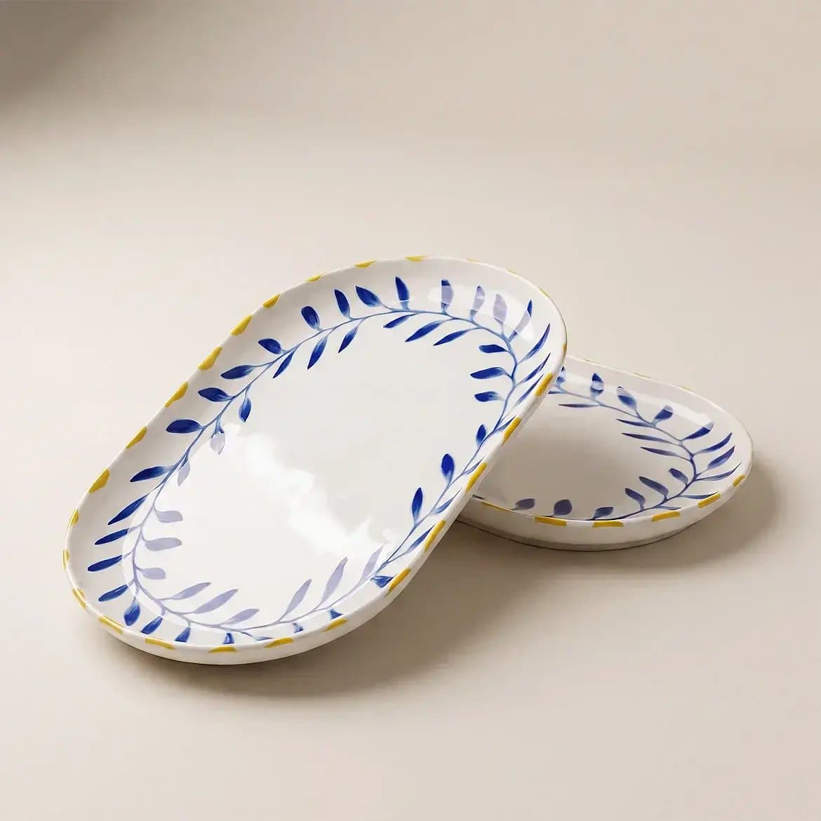 Bilbao Limon 2'li 25x15 cm Kayık Tabak Seti 63292