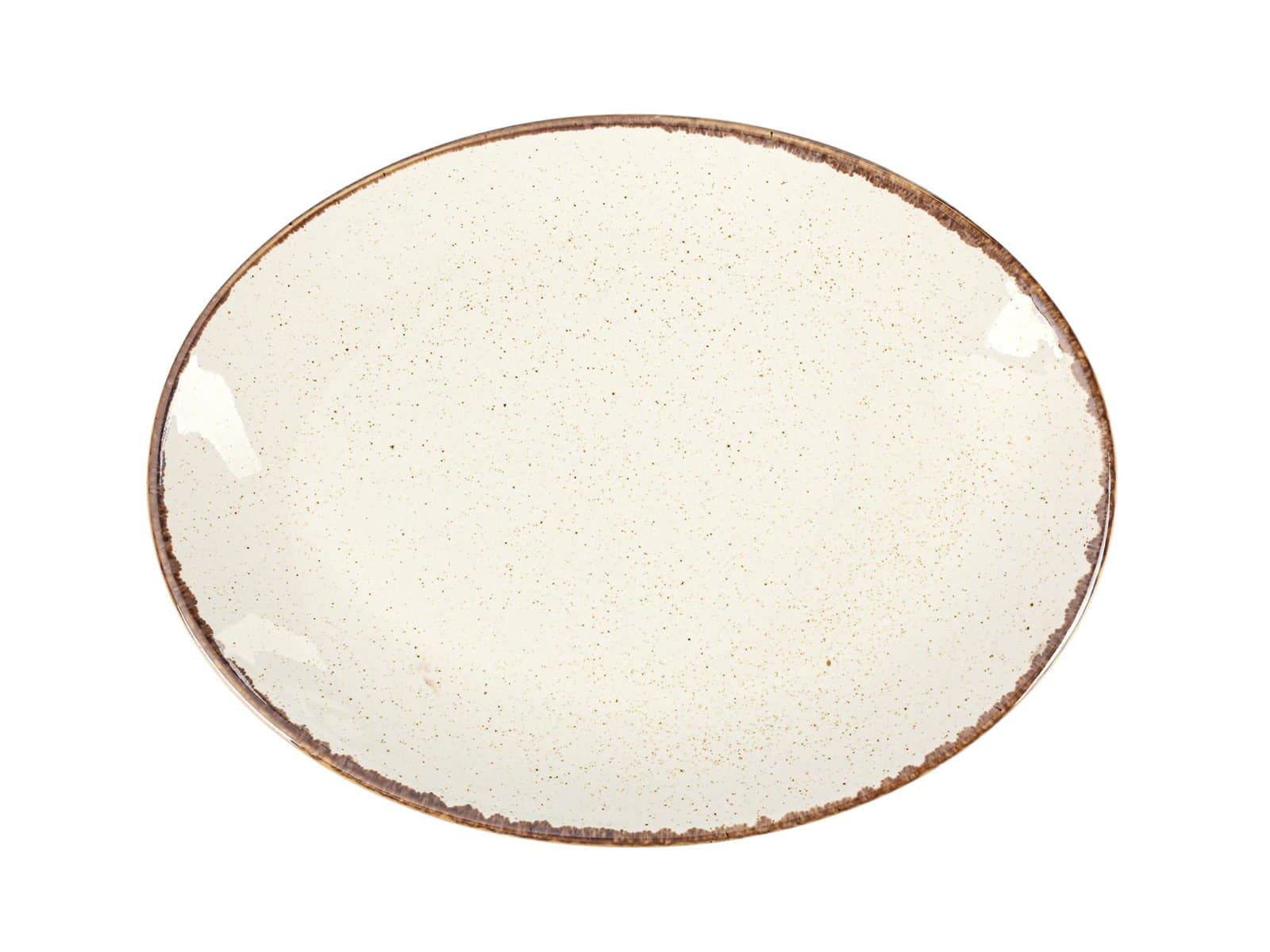 Porland Seasons Bej Kayık Tabak 31cm